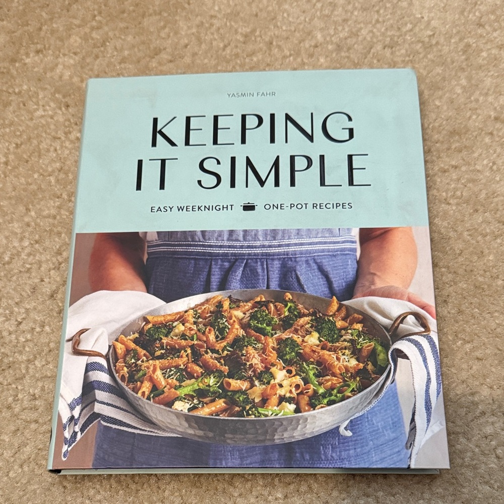 Keeping It Simple Cookbook by Yasmin Fahr - Blue Cover
